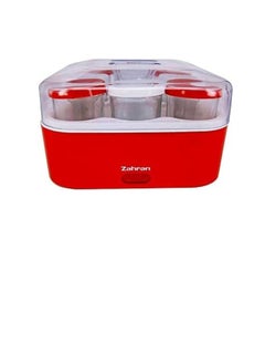 Zahran Yogurt Maker, 8 Jars, 25.0 W YG6003EG Red / White  - Image 1