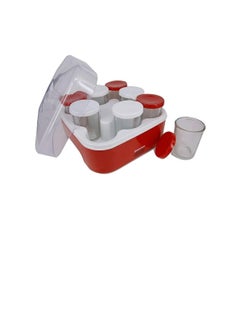 Zahran Yogurt Maker, 8 Jars, 25.0 W YG6003EG Red / White  - Image 3