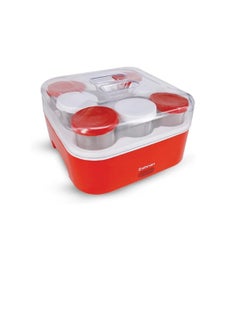 Zahran Yogurt Maker, 8 Jars, 25.0 W YG6003EG Red / White  - Image 2