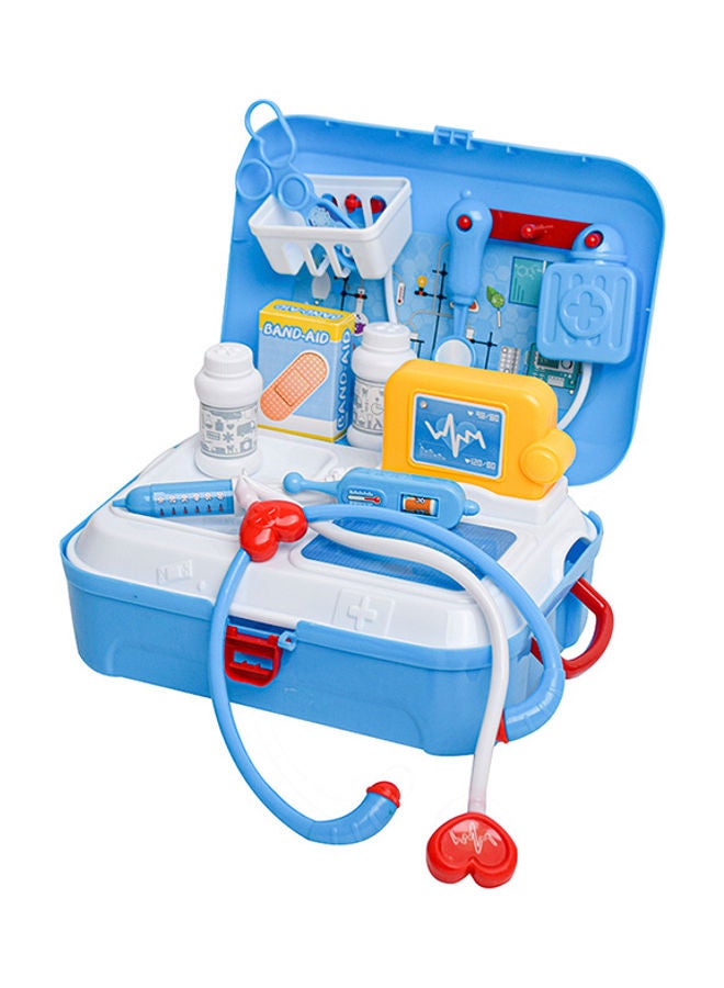 مجموعة ألعاب أدوات الطبيب للعب التظاهري للأطفال مكونة من 17 قطعة 16X23X8سم - Image 3