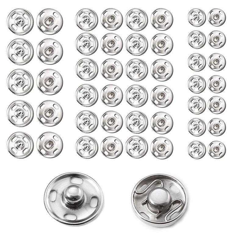 Jodhana Titch Button Size No 1 80 Button Metal Buttons Tailoring Material for Clothing Bags and Accessories Home Decor etc  - Image 4