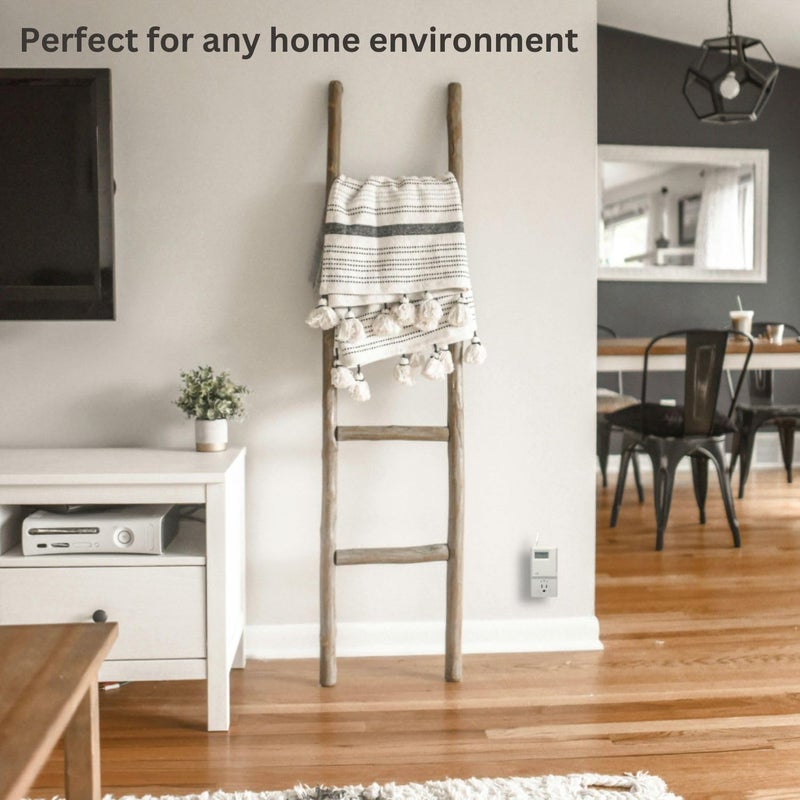 Lux WIN100 Programmable 5-2 Day Thermostat; Plug-in Line Voltage; Batteries Included - Image 4