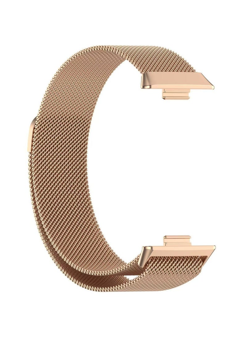 DKNG Huawei Watch Fit 4 Pro/Fit 4/Fit 3 Adjustable Magnetic Stainless Steel Smartwatch Replacement Band Rose Gold  - Image 3