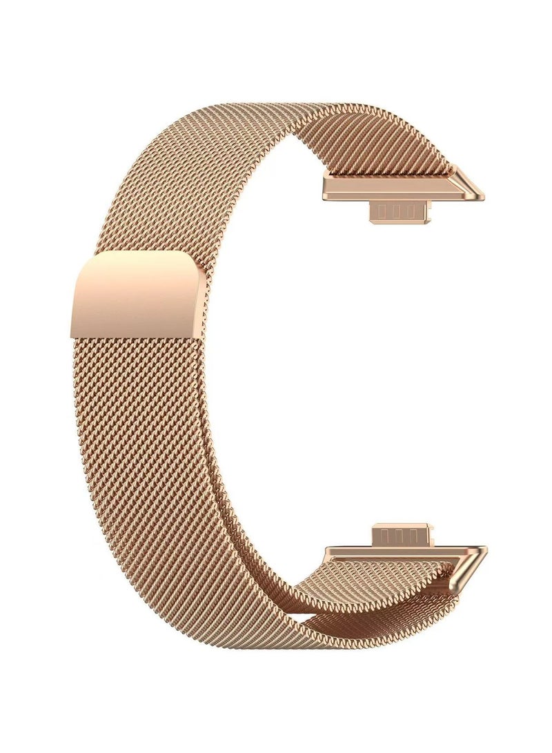 DKNG Huawei Watch Fit 4 Pro/Fit 4/Fit 3 Adjustable Magnetic Stainless Steel Smartwatch Replacement Band Rose Gold  - Image 2