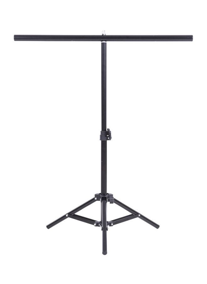 Generic - Photography Studio Stand Kit For PVC Background Black/Silver - Image 1
