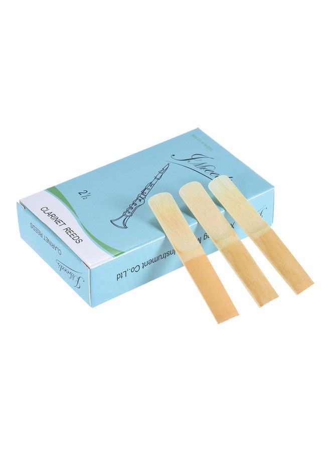 Bb Clarinet Traditional Bamboo Reeds Strength 2.5, Box of 10 - Image 2