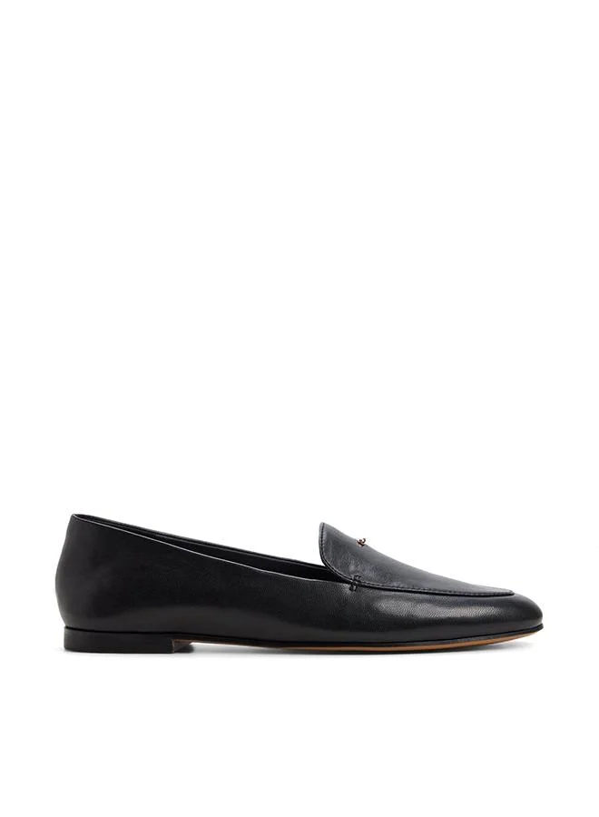 Daphia Ladies Black Loafers