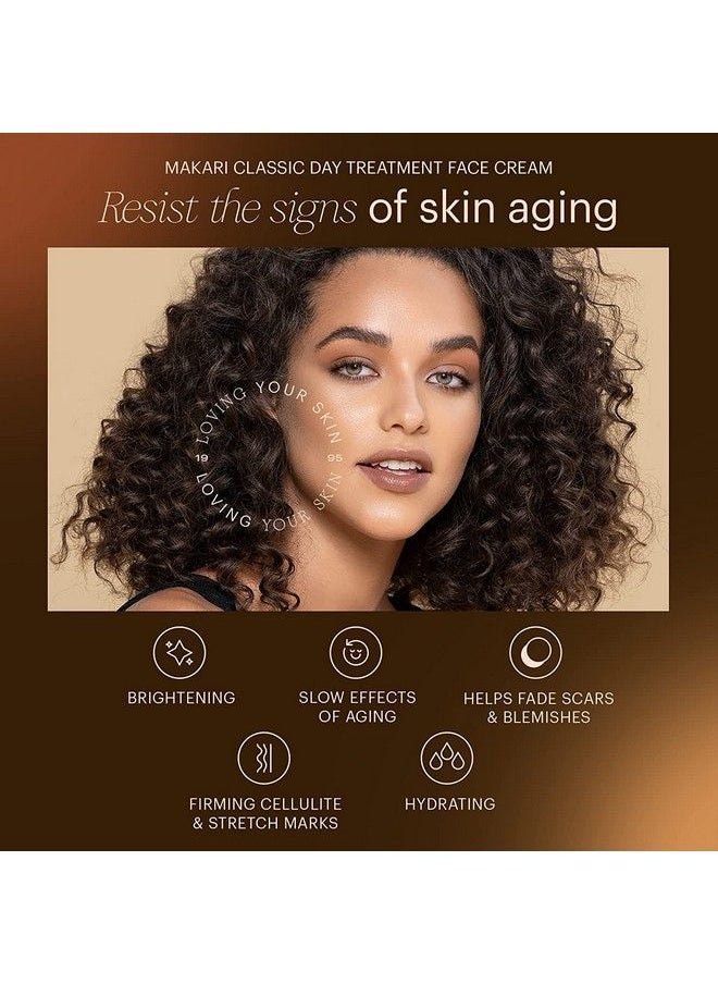 Makari - Classic Day Radiance Face Cream (1.85 Fl.Oz) | Antiaging And Brightening Treatment For Dark Marks Scars Blemishes And Hyperpigmentation | Moisturizing Face Day Cream For Dry & Maturing Skin - Image 1