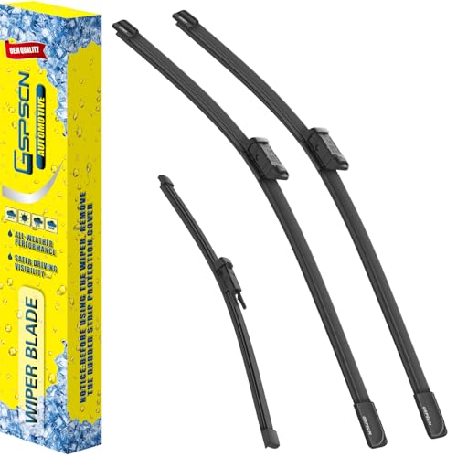 GSPSCN 3 Wipers Replacement for Land Rover Range Rover Velar 2024 2023 2022 2021 2020 2019 2018Original Equipment Windshield Wiper Blades 261913 set of 3 Top Lock