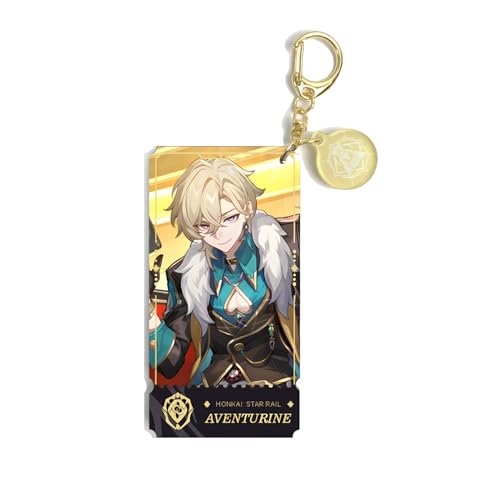 GOLEHS Honkai Star Rail Character Acrylic Keychain - 3.54" x 1.85" Waterproof and Scratch-Resistant Design - Image 1