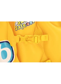 Bestway 32034-Inflatable Swim Safe Vest Step B 51x46cm/20"x18", Yellow  - Image 5