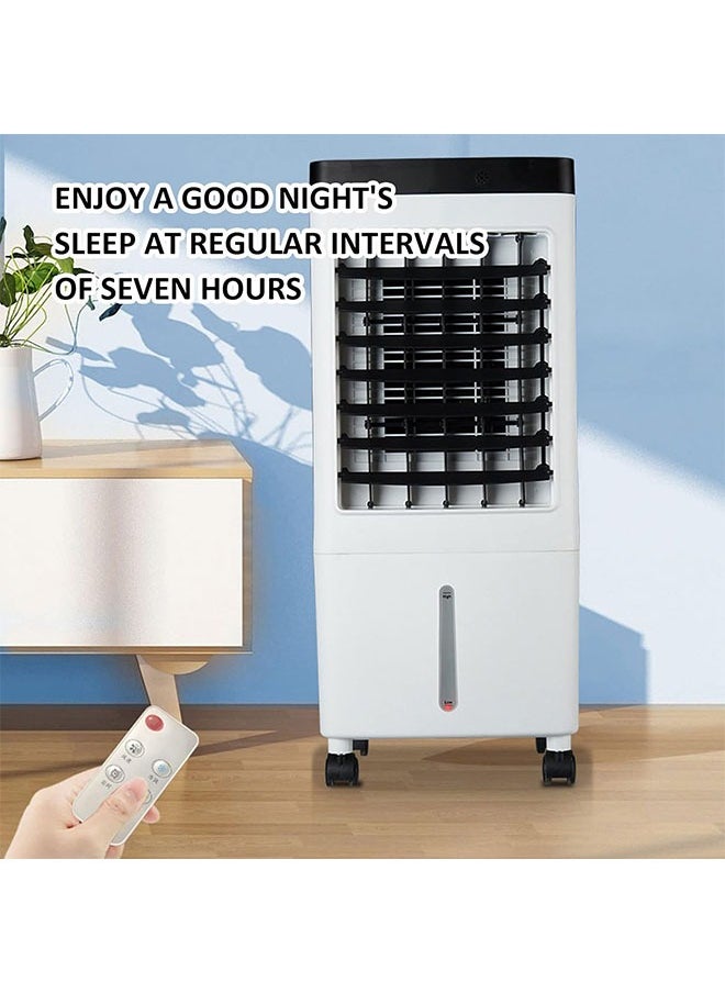 Beauenty - Evaporative Air Cooler, TDOO Cooling Fan with 3 Modes & 3 Speeds, Windowless Air Conditioner with 12-H Timer Remote Control - Image 1