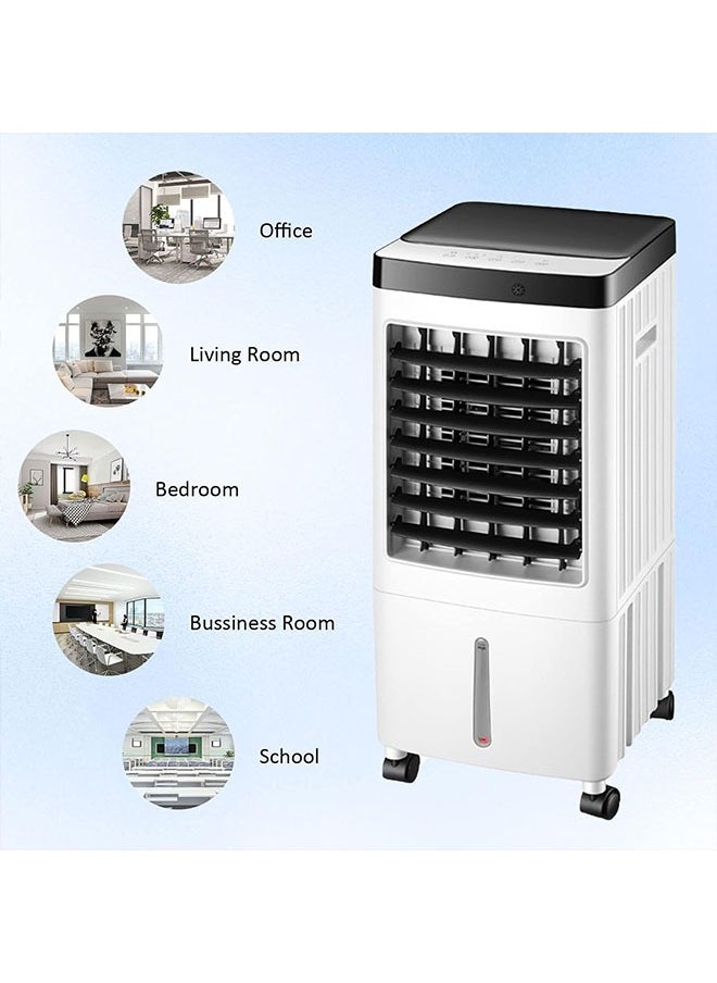Beauenty - Evaporative Air Cooler, TDOO Cooling Fan with 3 Modes & 3 Speeds, Windowless Air Conditioner with 12-H Timer Remote Control - Image 1