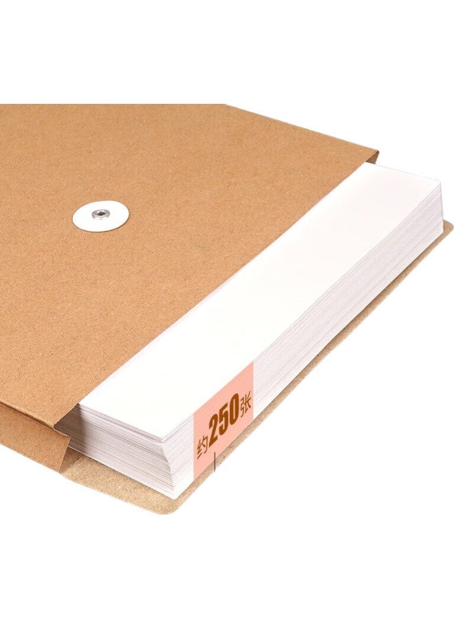 Simaa 50 Selected 180G Kraft Paper File Folders, Document Folders For Personnel Contracts And Bids, Office Supplies, 20178 - Image 2