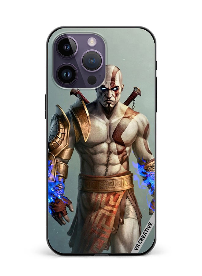 VR CREATIVE Protective Case Cover For Apple iPhone 16 Pro Max Young Kratos Design Multicolour