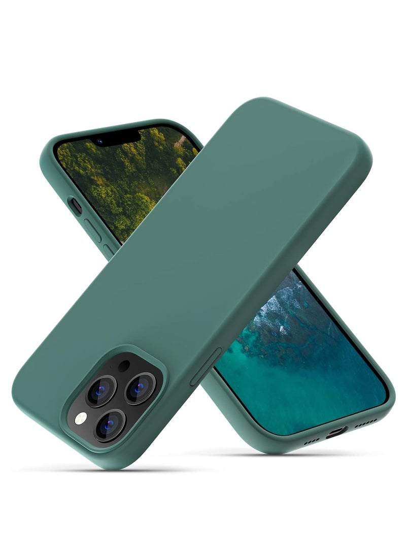 BORTONY iPhone 13 Pro Case 6.1 Inch Liquid Silicone Anti Scratch Anti Fingerprint Soft Silky Touch Shockproof Protective Cover - Image 1