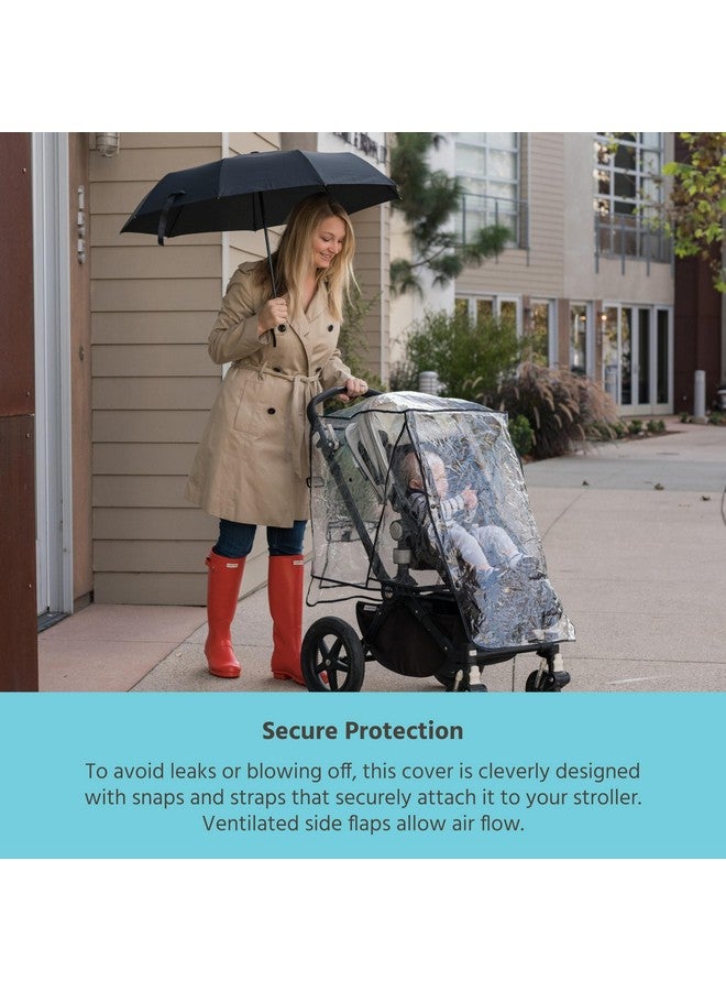 J.L. Childress J.L. Childress Stroller Rain Cover - Universal Stroller Poncho - Stroller Accessory - Ventilated Baby Weather Shield and Protection Rain Cover  - Image 1