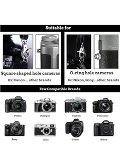 LENND Camera Strap Vintage 100cm Nylon Climbing Rope Camera Neck Shoulder Strap Suitable for Nikon Sony Canon Panasonic Fujifilm Olympus Micro Single and DSLR Camera  - Image 5