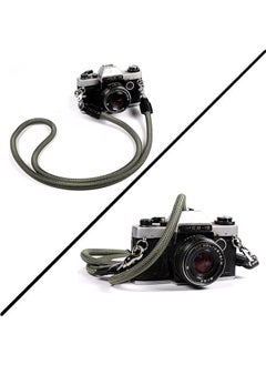 LENND Camera Strap Vintage 100cm Nylon Climbing Rope Camera Neck Shoulder Strap Suitable for Nikon Sony Canon Panasonic Fujifilm Olympus Micro Single and DSLR Camera  - Image 2