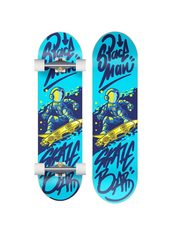 XTEP Children'S Skateboard Double Kick Tail, Professional Model For Boys And Girls, Suitable For Teenagers And Beginners, Essential For Primary And Secondary School Skateboarding Courses - Image 2