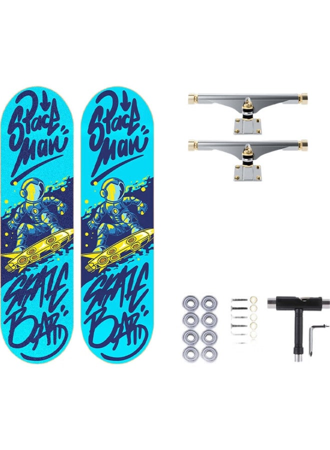 XTEP Children'S Skateboard Double Kick Tail, Professional Model For Boys And Girls, Suitable For Teenagers And Beginners, Essential For Primary And Secondary School Skateboarding Courses - Image 3
