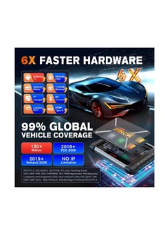 Autel Autel MaxiCOM MK808BT PRO: 2024 Full Bidrectional & Active Test Scan Tool, Upgraded of MK808S MK808Z MX808S, Functions as MX900 MK900, 28+ Reset All System Diagnosis Injector Coding, FCA AutoAuth OS11  - Image 3