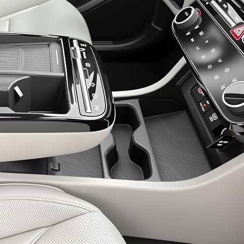 SKTU 2025 2026 Tucson Center Console Organizer for 2025 2026 Hyundai Tucson LimitedHybrid Console Tray Hyundai Tucson 2025 2026 Accessories Lower Console Tray with Cup Holder LimitedHybrid Only - Image 1