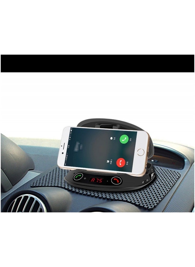 Bluetooth Hands-free FM Transmitter with Phone Holder, MP3 Player with USB Micro SD Connector - pzsku/Z504E82AD94A5D0E3819FZ/45/_/1705564463/4b95bddb-8d92-4314-a60d-88c41cd4fce2