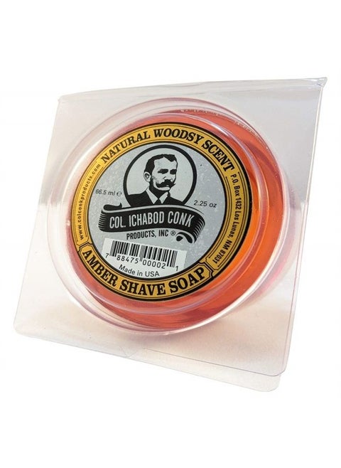 Col. Ichabod Conk Men's Amber Shaving Soap Shave Bar Sm