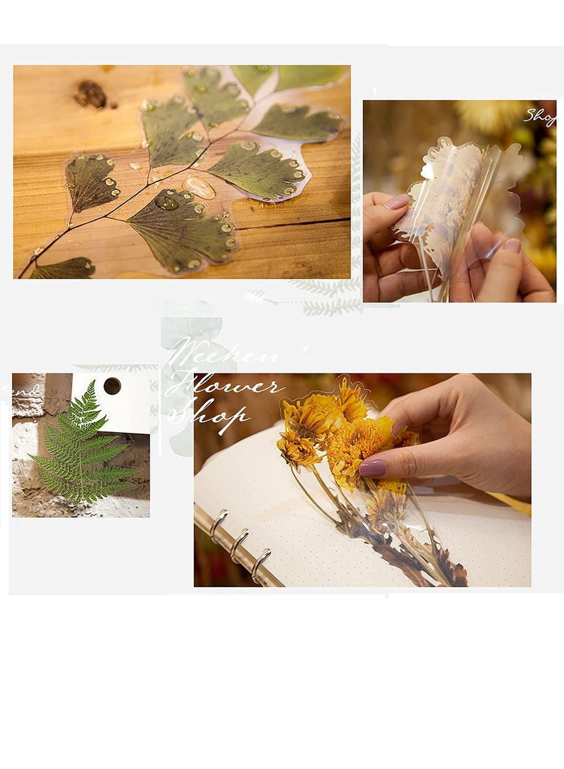 KASTWAVE Waterproof Plants Stickers Set, 48 Pcs Vintage Plants Flowers Collection Natural Sticker for Decoration Planners Scrapbook Laptops - Image 4