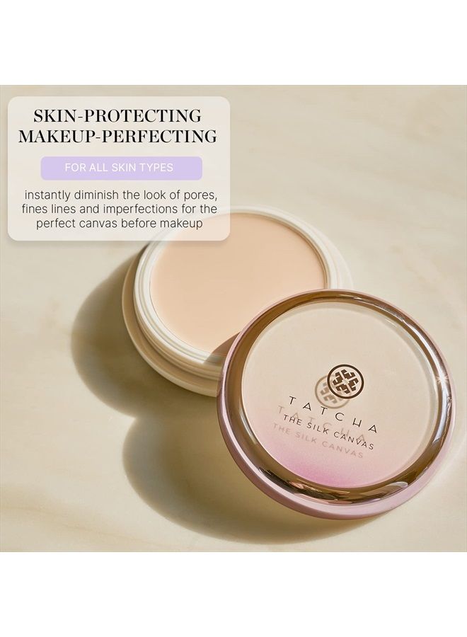TATCHA تاتشا كانفاس الحرير | برايمر مثالي لمكياج مخملي يساعد المكياج على البقاء لفترة أطول ويجعل البشرة مثالية على الفور، 20 غرام | 0.7 أونصة - Image 4