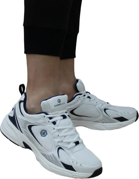 Hammer Jack Songa White Navy Unisex 530 Mod Sneaker Sports Shoes 23144 V6