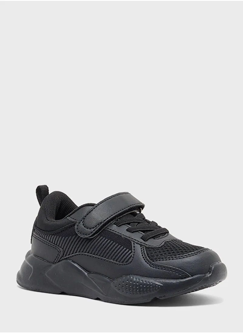 Hush Puppies Kids Velcro Low Top Sneakers