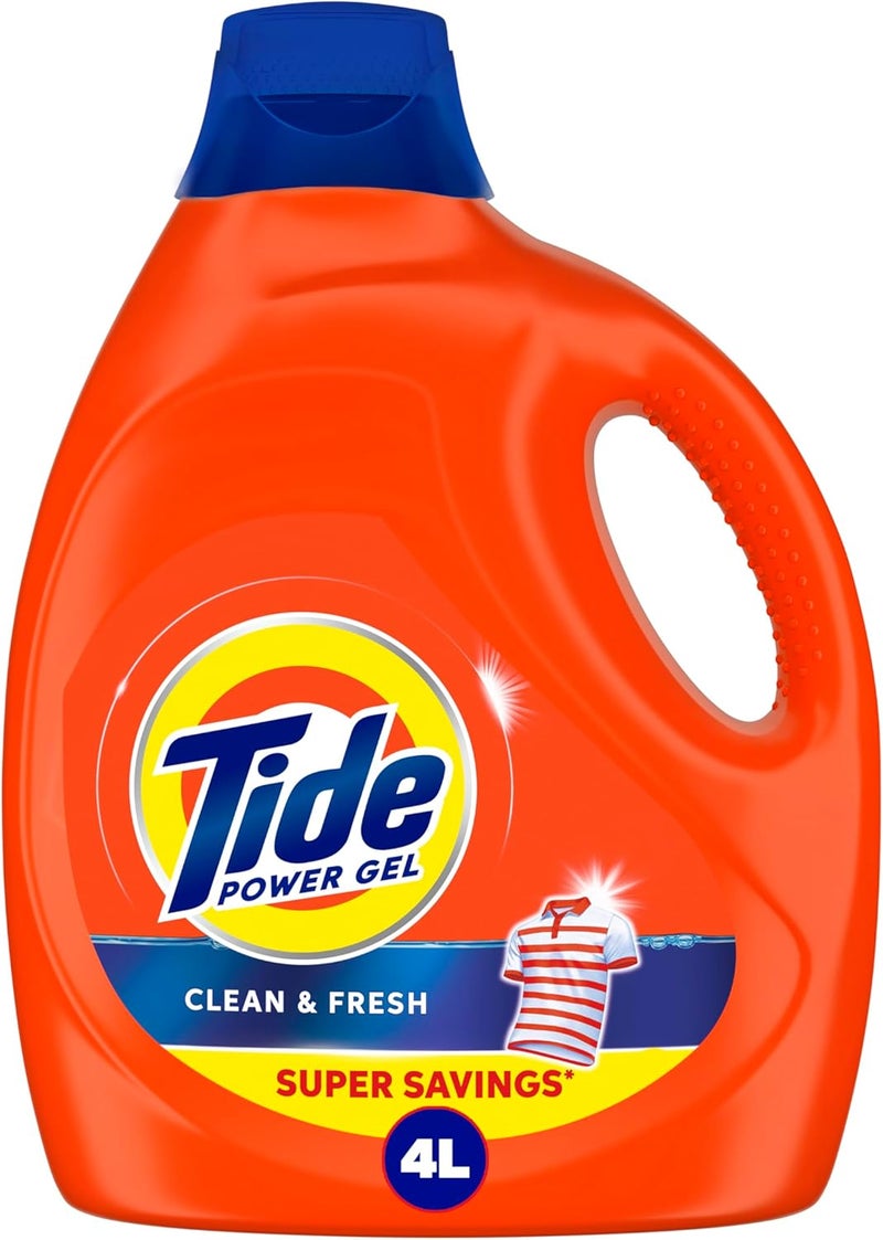 Tide تايد منظف غسيل نظيف ومنعش جل 4 لتر - Image 1