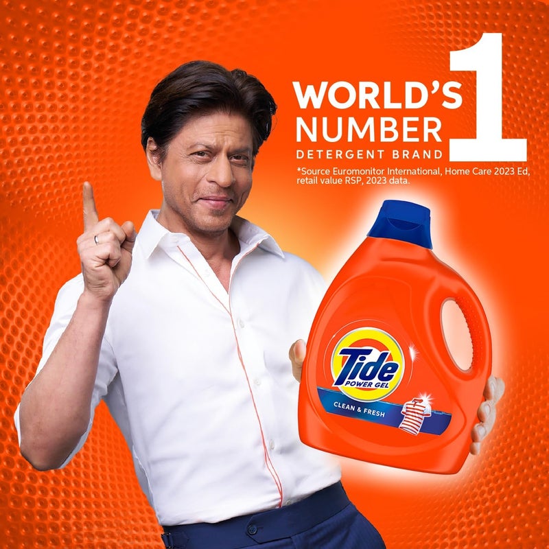 Tide تايد منظف غسيل نظيف ومنعش جل 4 لتر - Image 5