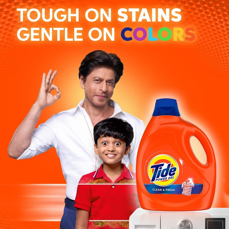 Tide تايد منظف غسيل نظيف ومنعش جل 4 لتر - Image 2