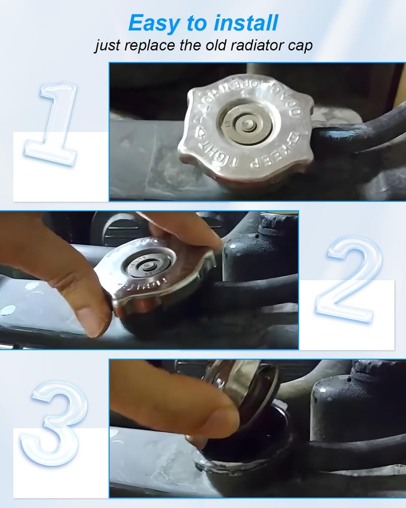 YUANTUO Radiator Cap Fit for Dodge Journey Challenger Charger Durango Jeep Grand Cherokee, Replace 52028974AA, 52079880AA, 55116901AA - Image 5