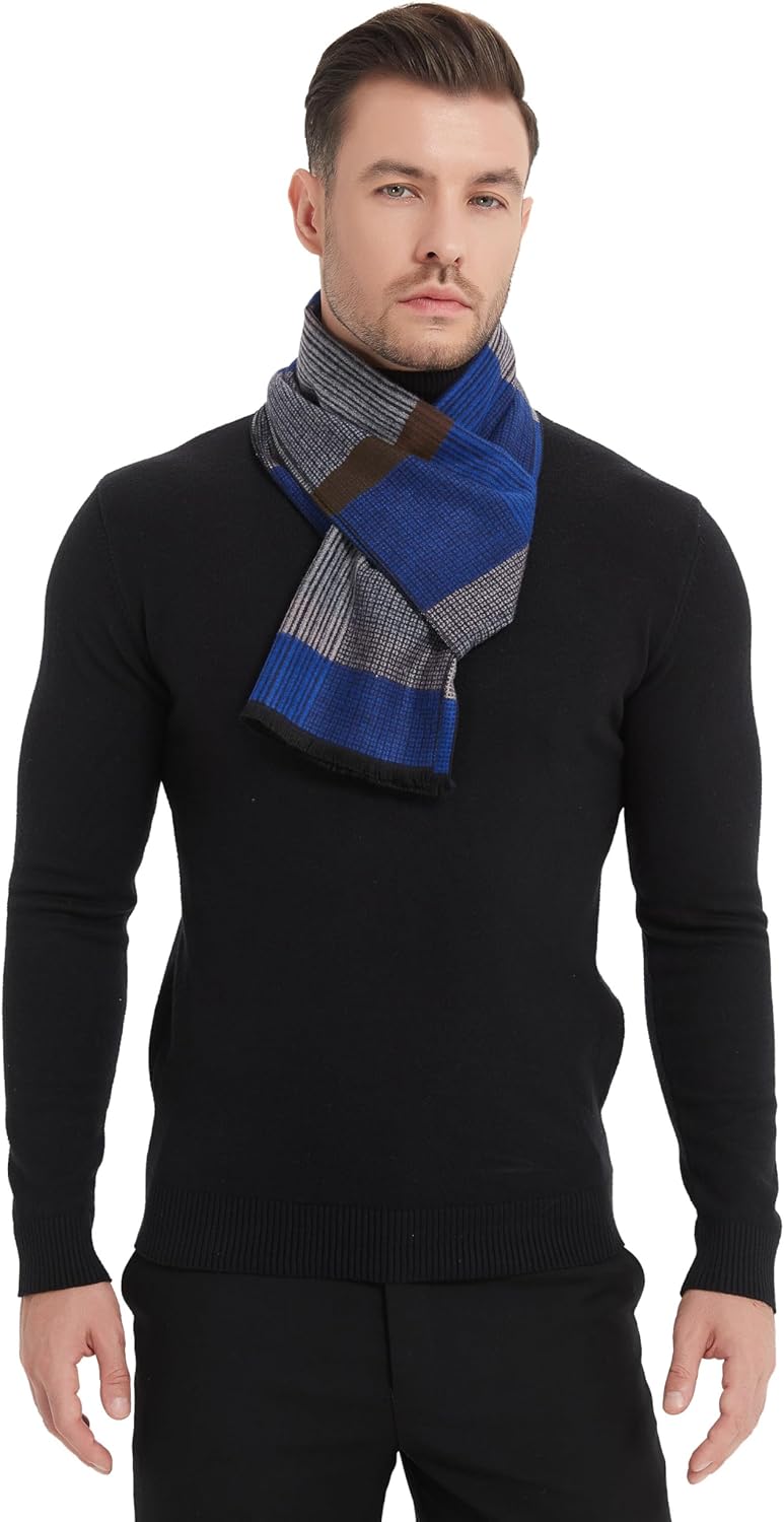 EP Mode Men's Winter Scarf, Cashmere Feel, Super Soft & Warm - Image 3