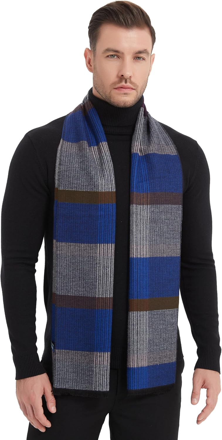 EP Mode Men's Winter Scarf, Cashmere Feel, Super Soft & Warm - Image 1
