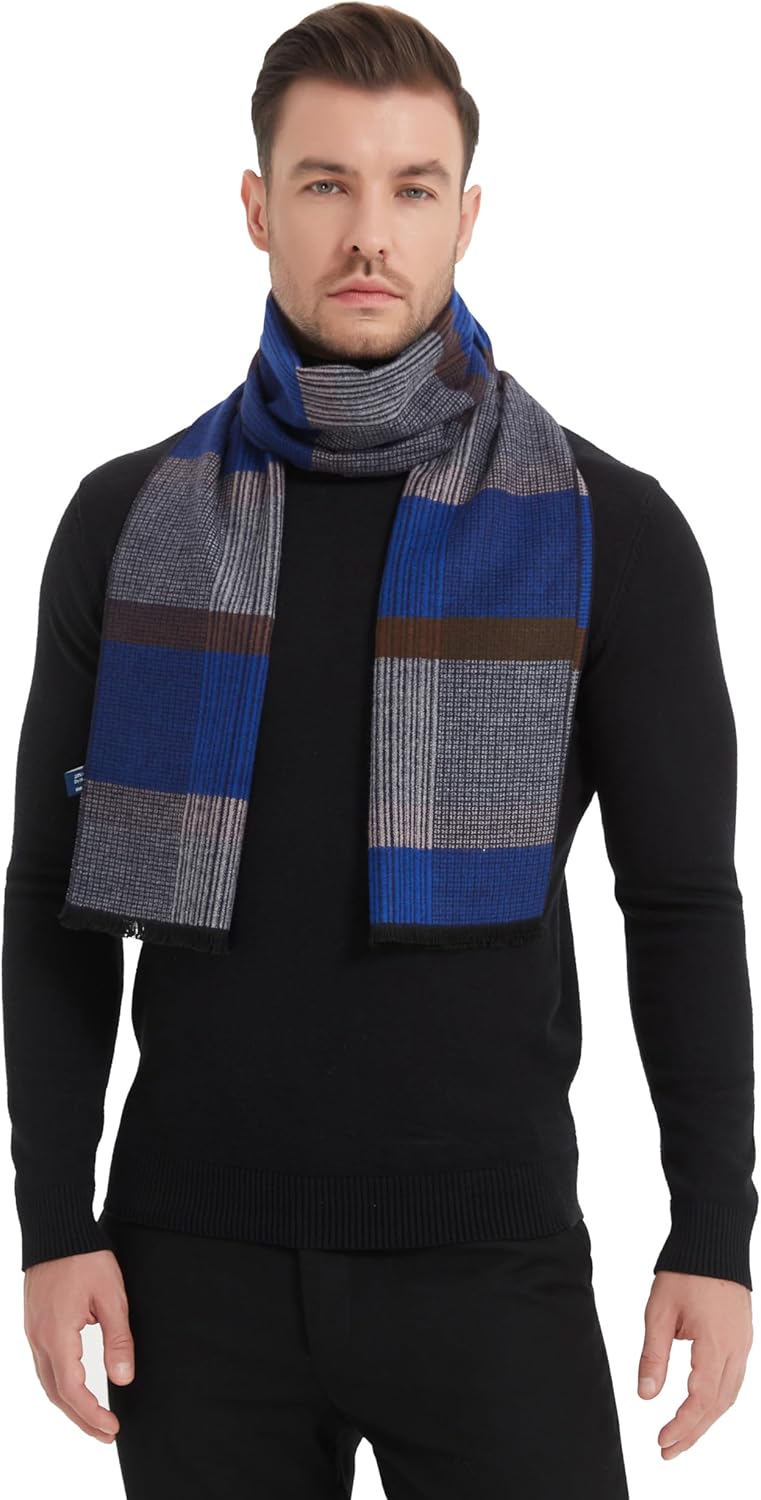 EP Mode Men's Winter Scarf, Cashmere Feel, Super Soft & Warm - Image 2