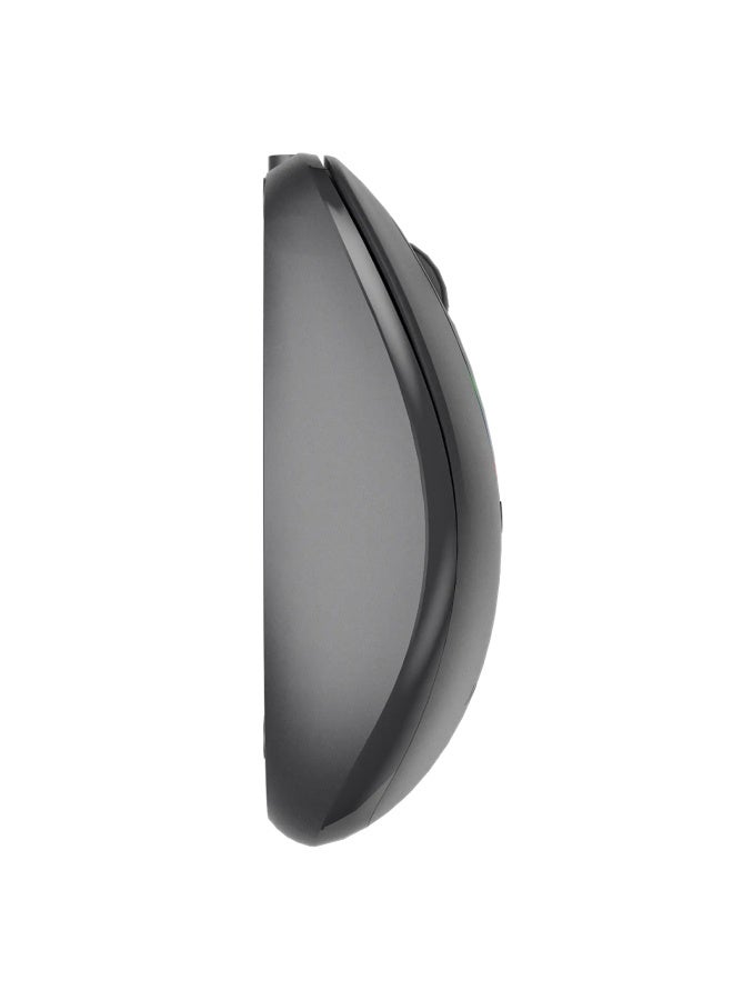 ميشين ماوس لاسلكي صامت قابل لإعادة الشحن بثلاثة طرق توصيل - BTM100R - رمادي فولاذي - Image 5