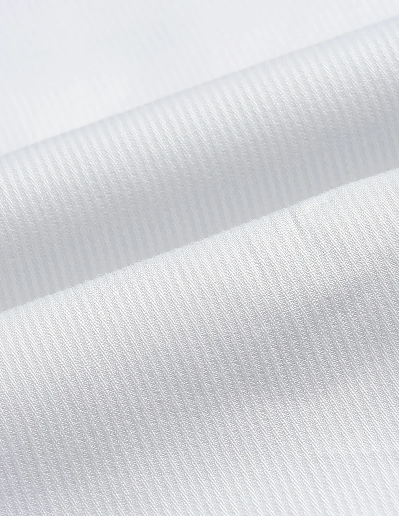 Arrow Iconic White Self Design Vertical Striped Shirt