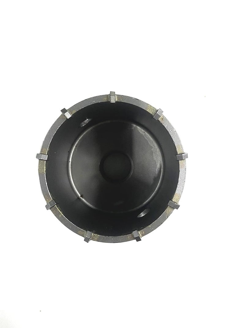 Jon Bhandari Tools Jon Bhandari Tools 75mm Concrete Hole Saw Set Wall Core Drill Bit Cutter Carbide Tipped with SDS plus extension bar for Brick Cement Stone Etc 75mm Concrete Hole Saw with 350mm SDS bar  - Image 4