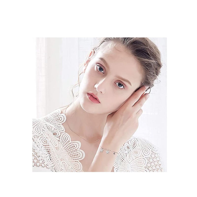 SOLARAE 160 Pieces Star Pendants, Mini Star Shape Charms, Metal Star Pendants, Flat Star Charms, Jewellery Accessories, Zinc Alloy Solid Star Charms for Handicrafts, Jewellery Making(Silver, Gold) - Image 5