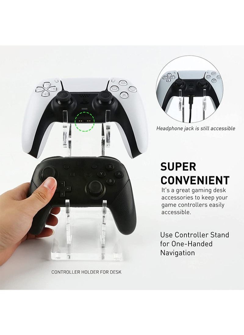 حامل تحكم مزدوج من الأكريليك لأجهزة PS4 / PS5 / Xbox One / Switch Pro