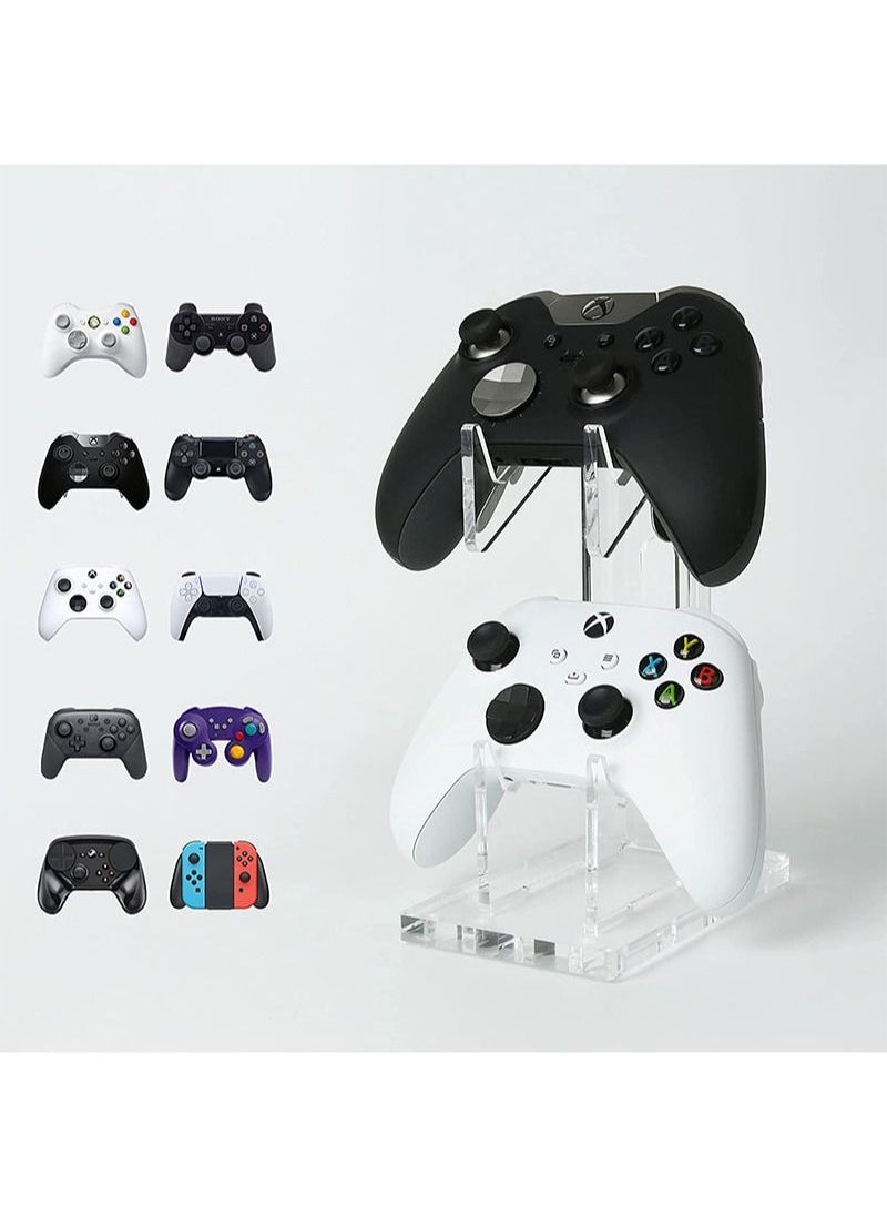 حامل تحكم مزدوج من الأكريليك لأجهزة PS4 / PS5 / Xbox One / Switch Pro