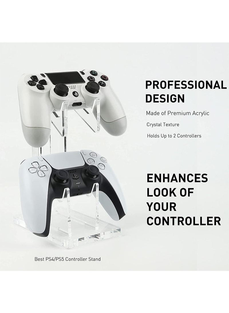 حامل تحكم مزدوج من الأكريليك لأجهزة PS4 / PS5 / Xbox One / Switch Pro