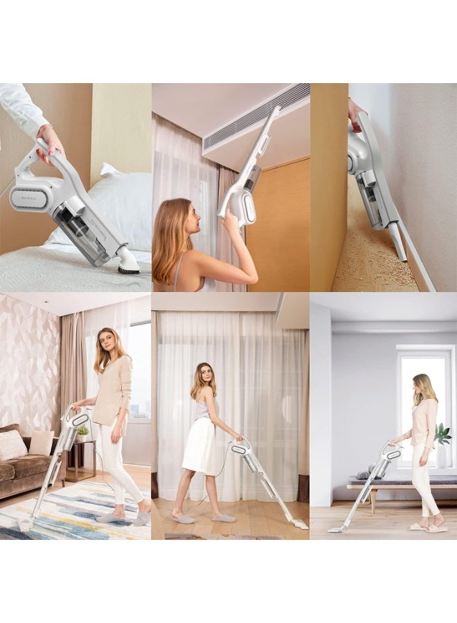 Deerma DX700 3 in 1 Handheld Vacuum Cleaner, Household Vacuum Cleaner 600W 15Kpa 0.8L With Large Capacity Dust Box Low Noise Triple Filter Vertical Dust Collector - Image 4