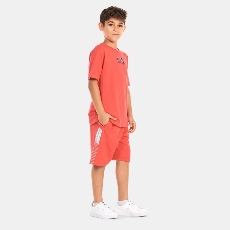 EA7 Emporio Armani Kids' 7 Lines Shorts