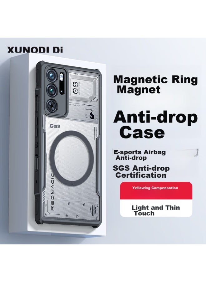 Xundd Magnetic Protective Case For Red Magic 9spro/9spro+, Compatible With Nubia 9pro/9pro+, Shockproof Gaming Case, Full Lens Protection, Heat Dissipation, Transparent Protective Cover - Image 1